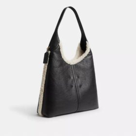 Borsa a spalla Brooklyn 39 in shearling