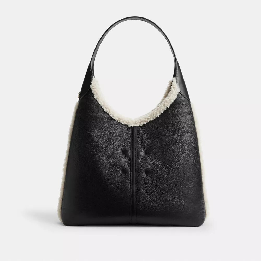 Borsa a spalla Brooklyn 39 in shearling