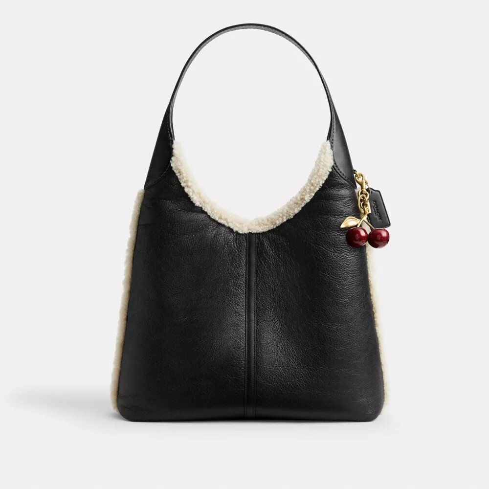Borsa a spalla Brooklyn 39 in shearling
