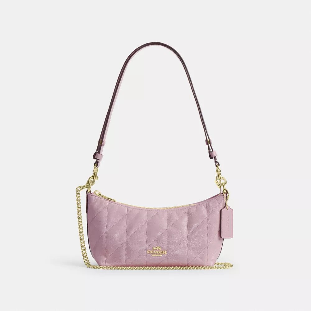 Borsa a spalla Caitlin con trapuntatura