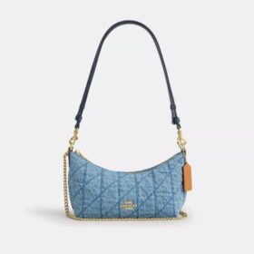 Borsa a spalla Caitlin con trapuntatura