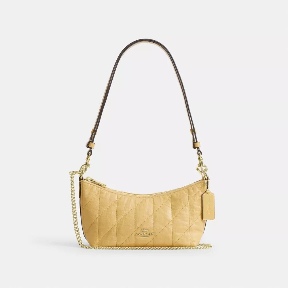 Borsa a spalla Caitlin con trapuntatura