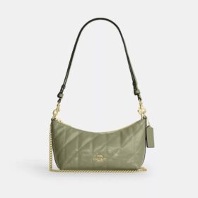 Borsa a spalla Caitlin con trapuntatura