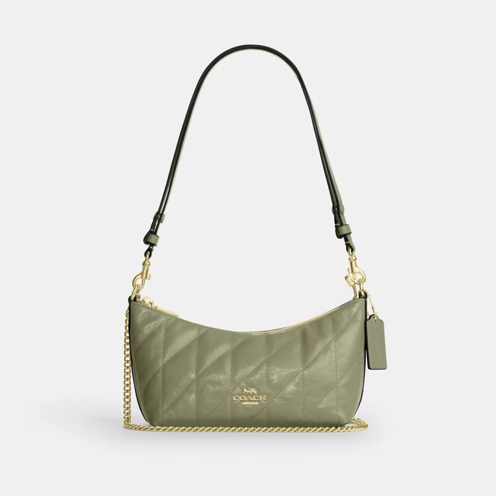Borsa a spalla Caitlin con trapuntatura
