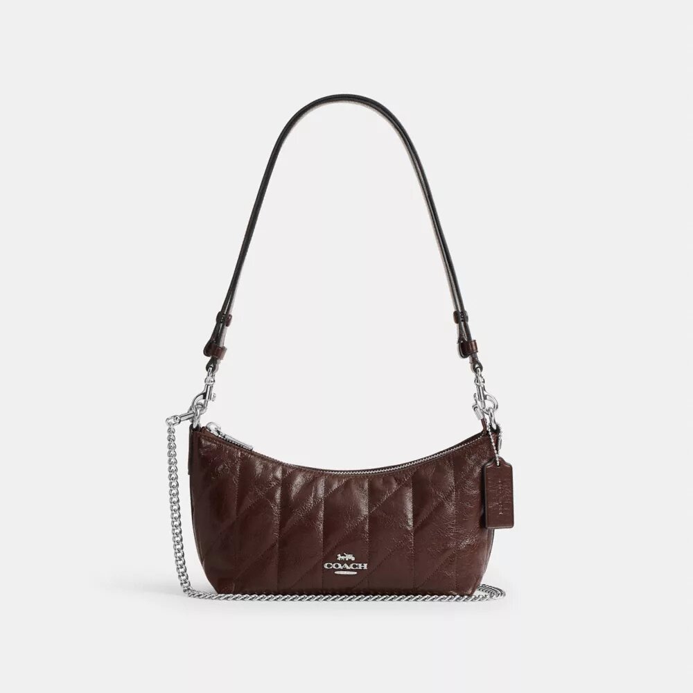 Borsa a spalla Caitlin con trapuntatura