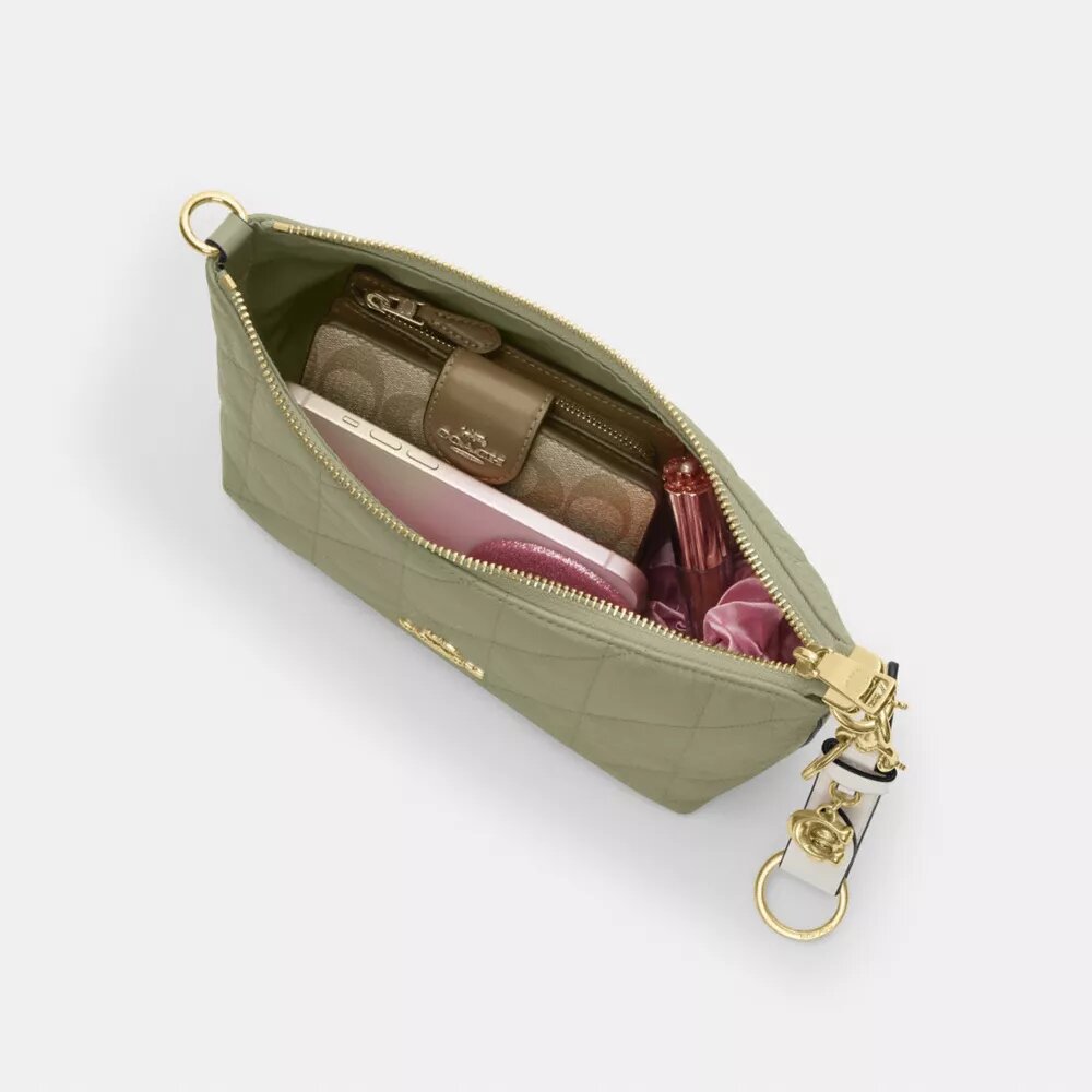 Borsa a spalla Caitlin con trapuntatura