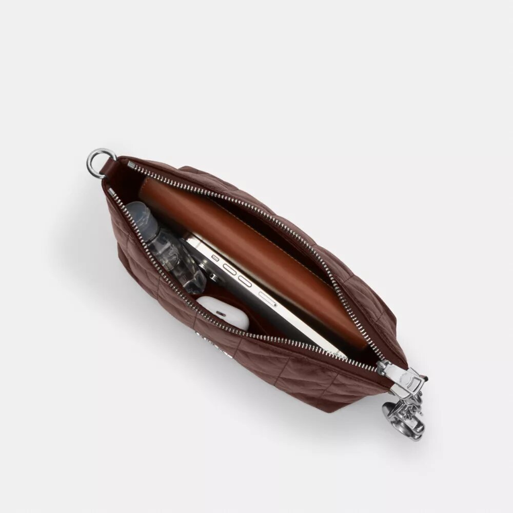 Borsa a spalla Caitlin con trapuntatura