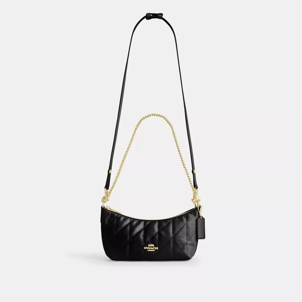 Borsa a spalla Caitlin con trapuntatura