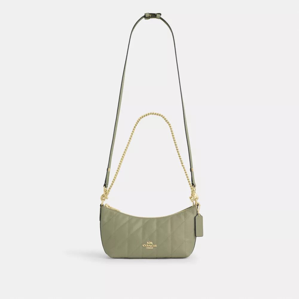 Borsa a spalla Caitlin con trapuntatura