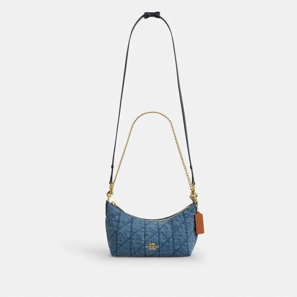 Borsa a spalla Caitlin con trapuntatura