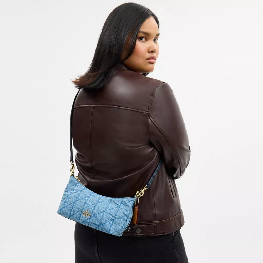 Borsa a spalla Caitlin con trapuntatura