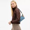 Borsa a spalla Caitlin con trapuntatura