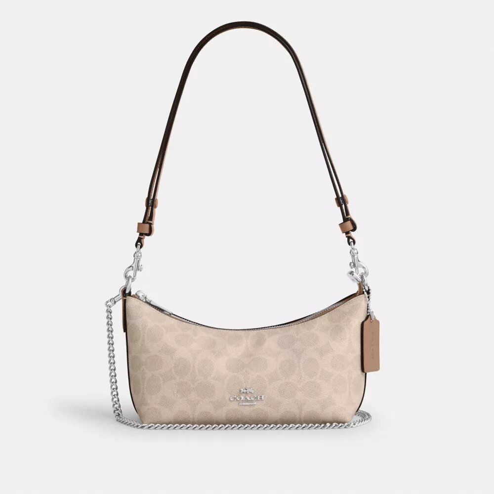 Borsa a spalla Caitlin in Signature Canvas