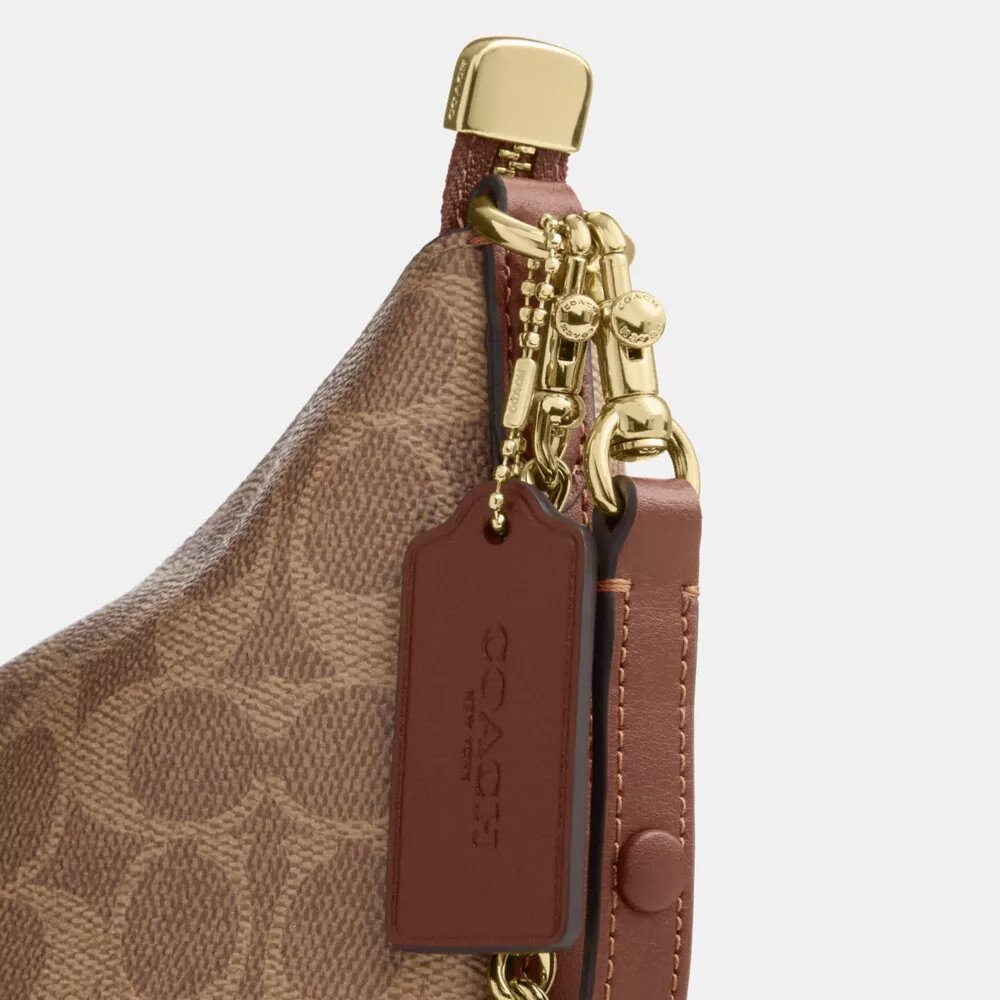 Borsa a spalla Caitlin in Signature Canvas