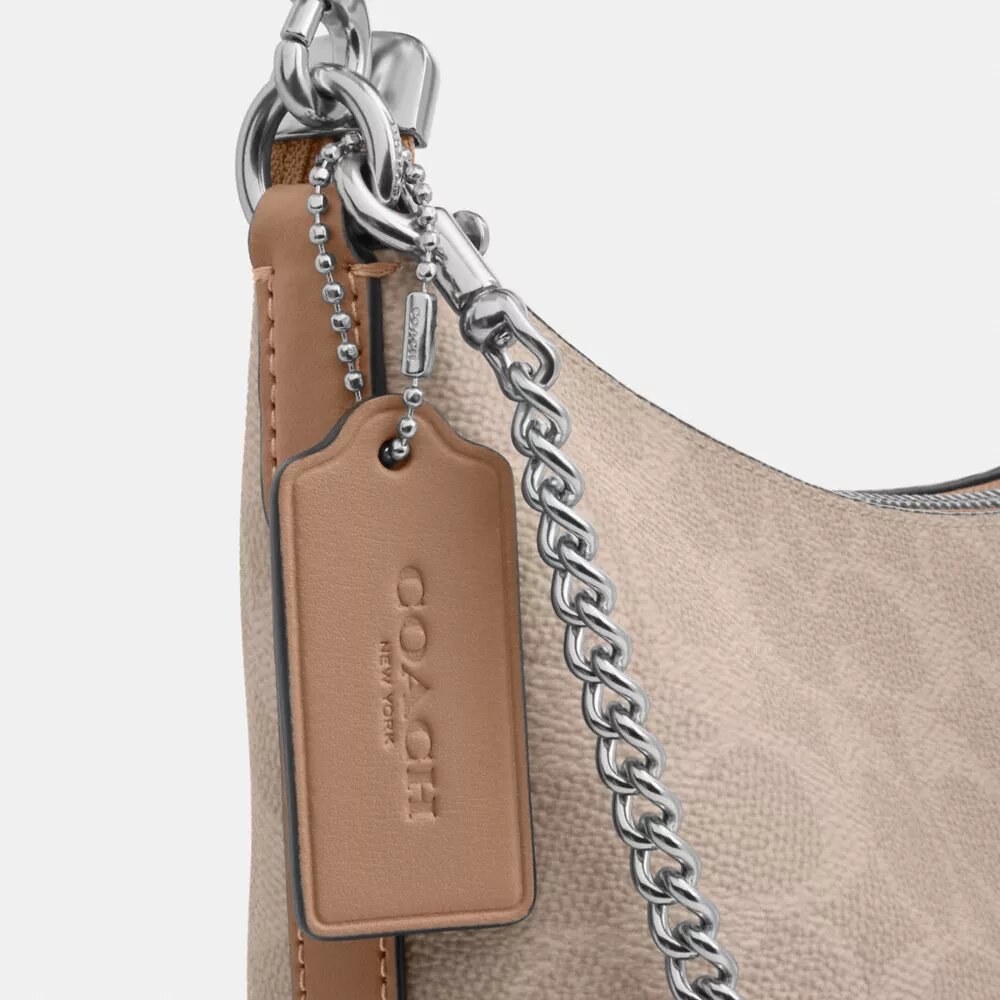Borsa a spalla Caitlin in Signature Canvas