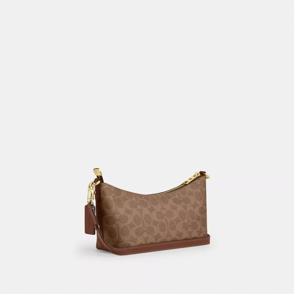 Borsa a spalla Caitlin in Signature Canvas