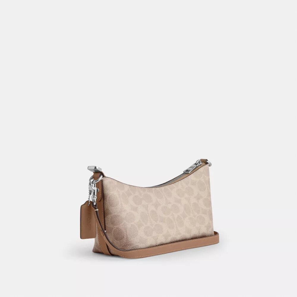 Borsa a spalla Caitlin in Signature Canvas