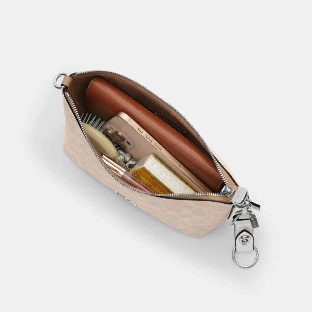 Borsa a spalla Caitlin in Signature Canvas