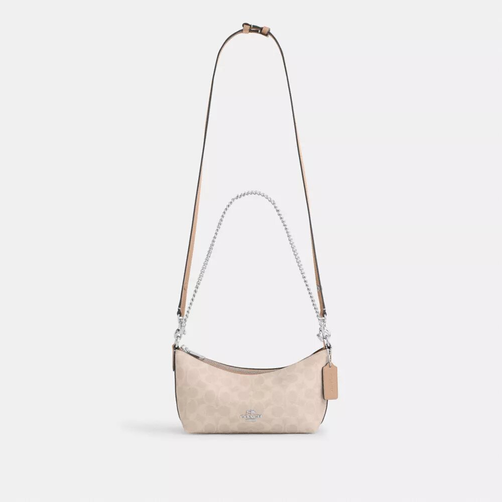 Borsa a spalla Caitlin in Signature Canvas