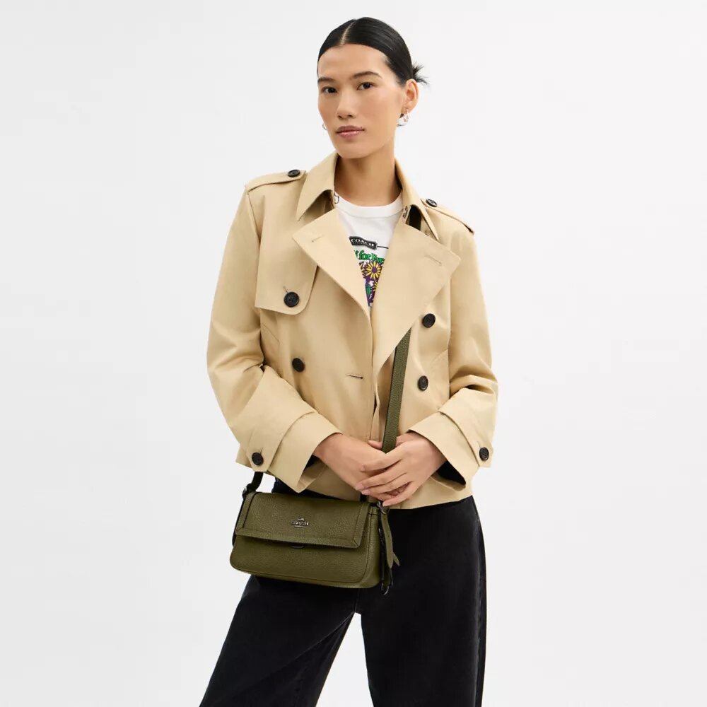 Borsa a spalla con patta Etta Small