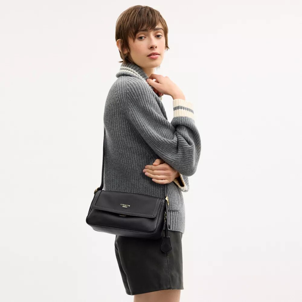 Borsa a spalla con patta Etta Small