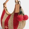 Borsa a spalla Emily con ciondolo
