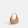 Borsa a spalla Emily con stampa a quadretti
