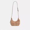 Borsa a spalla Emily con stampa a quadretti