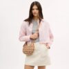 Borsa a spalla Emily con stampa a quadretti