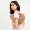 Borsa a spalla Emily con stampa a quadretti