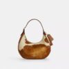 Borsa a spalla Emily in pelle di vitello con stampa bovina