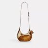 Borsa a spalla Emily in pelle di vitello con stampa bovina