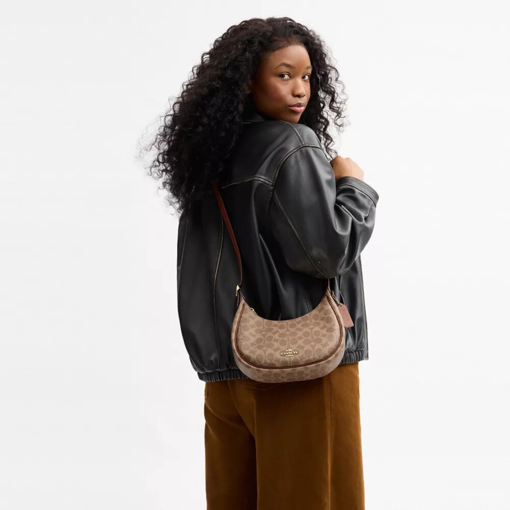 Borsa a spalla Emily in Signature Canvas