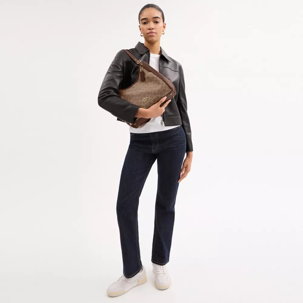 Borsa a spalla Erin in Signature Canvas