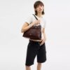 Borsa a spalla Evelyn con trapuntatura