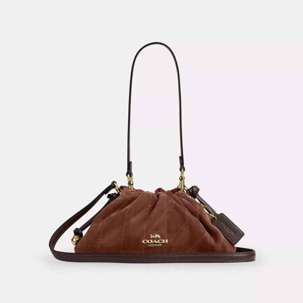 Borsa a spalla Faye con trapuntatura