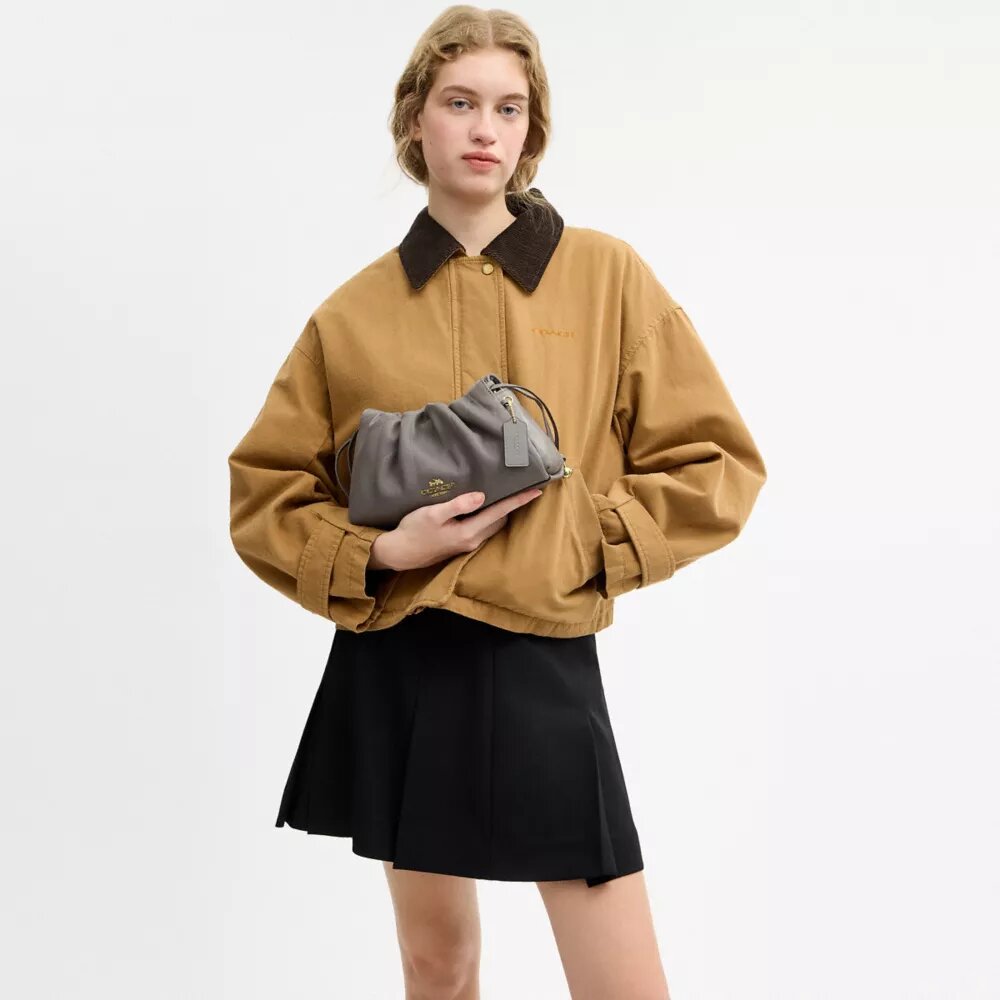 Borsa a spalla Faye con trapuntatura