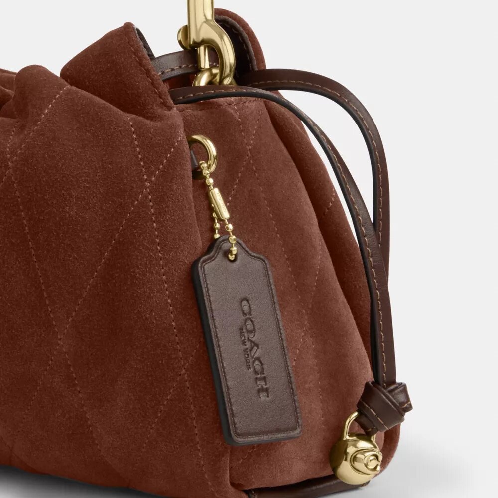 Borsa a spalla Faye con trapuntatura