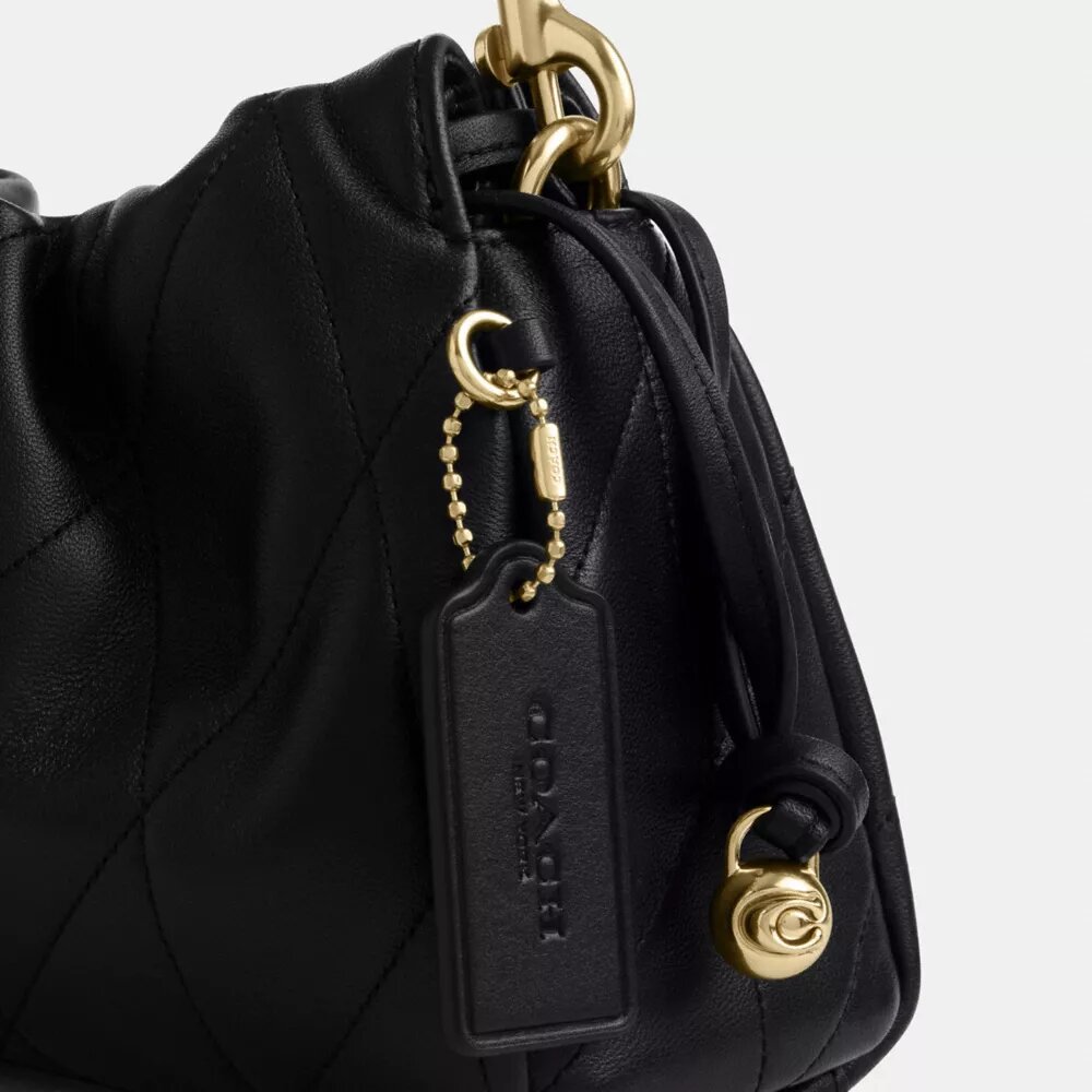 Borsa a spalla Faye con trapuntatura
