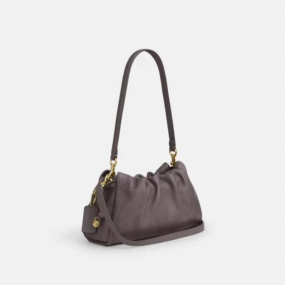 Borsa a spalla Faye con trapuntatura