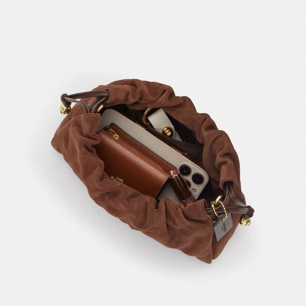 Borsa a spalla Faye con trapuntatura