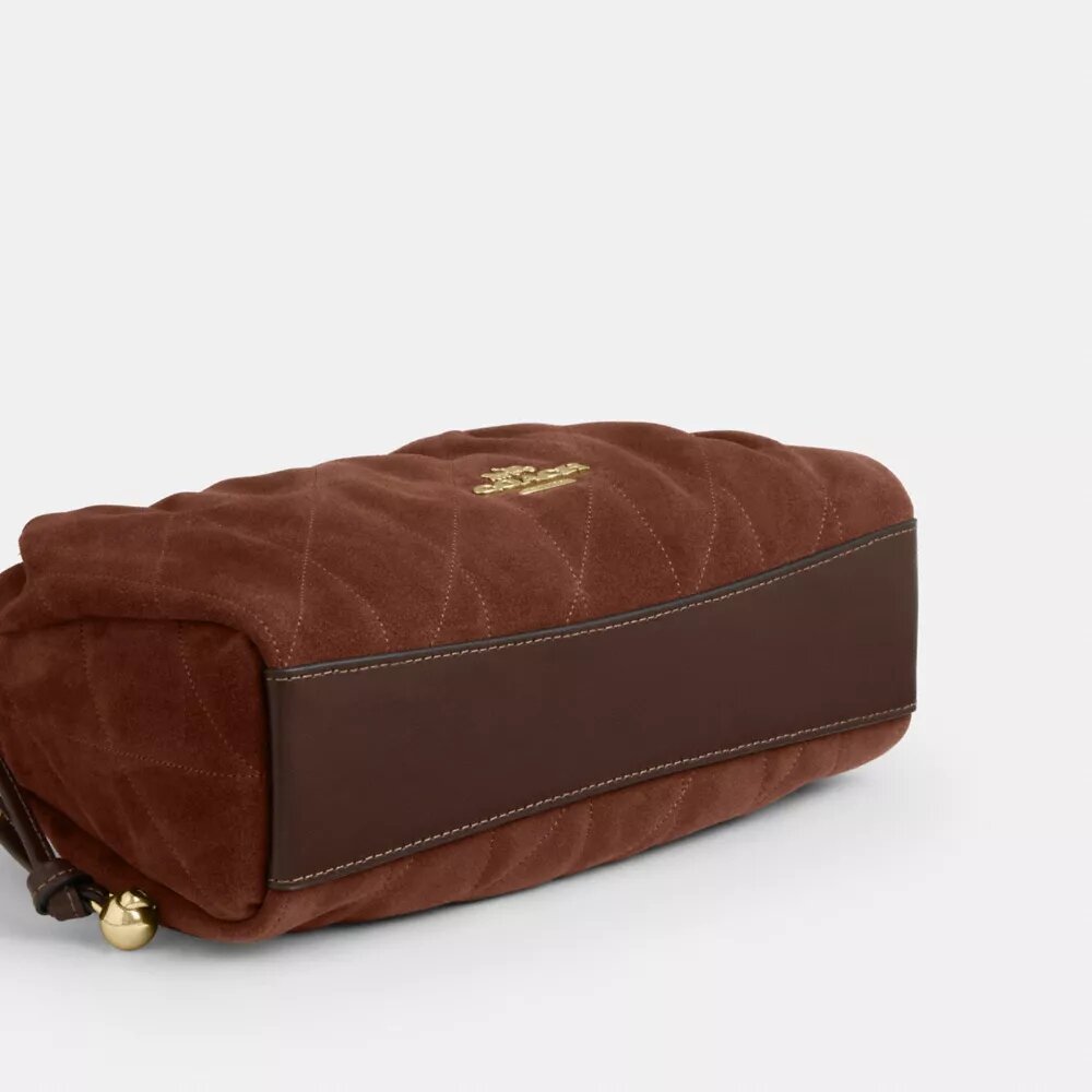 Borsa a spalla Faye con trapuntatura
