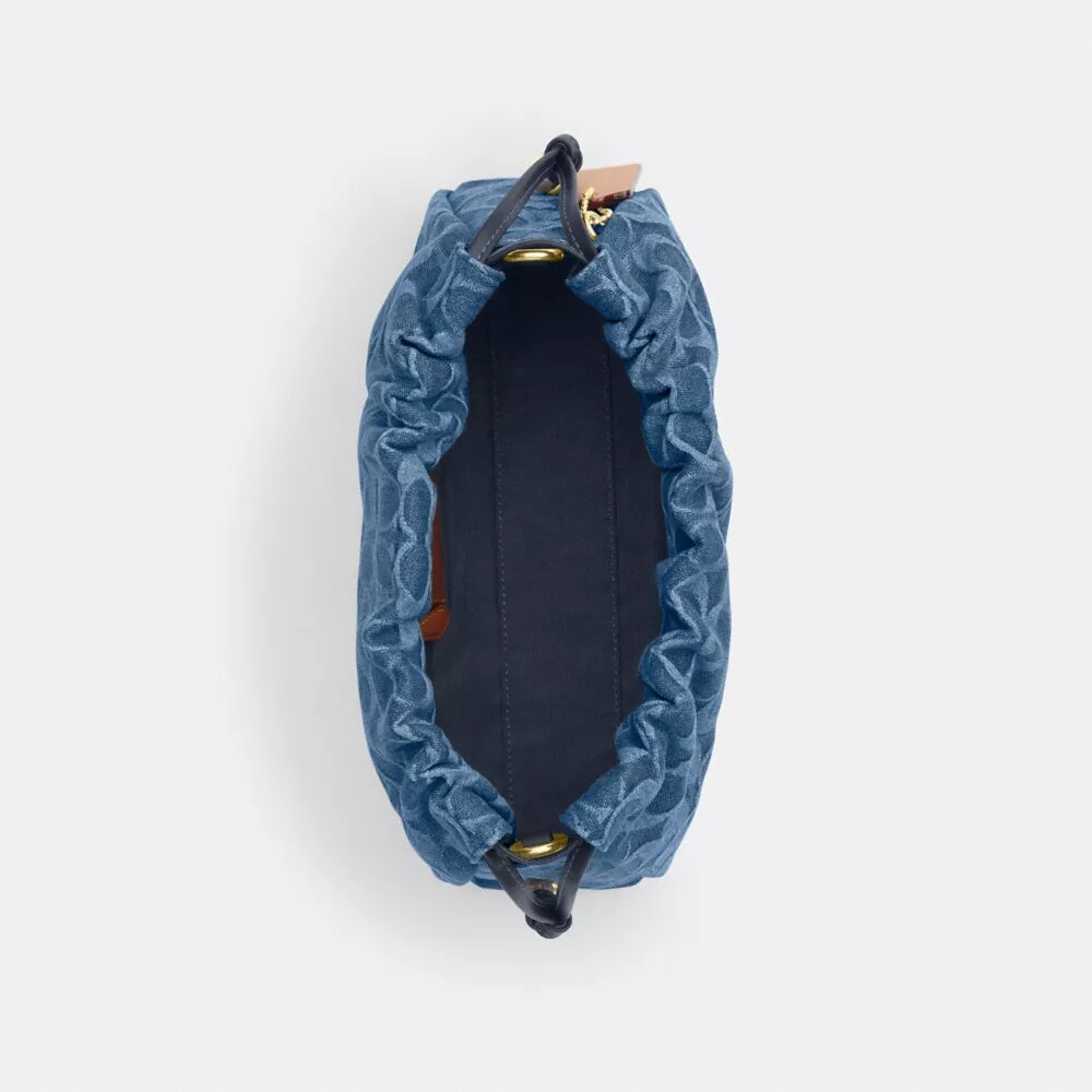Borsa a spalla Faye in denim esclusivo