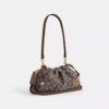 Borsa a spalla Faye in jacquard esclusivo con ricami floreali