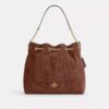 Borsa a spalla grande Evelyn con trapuntatura