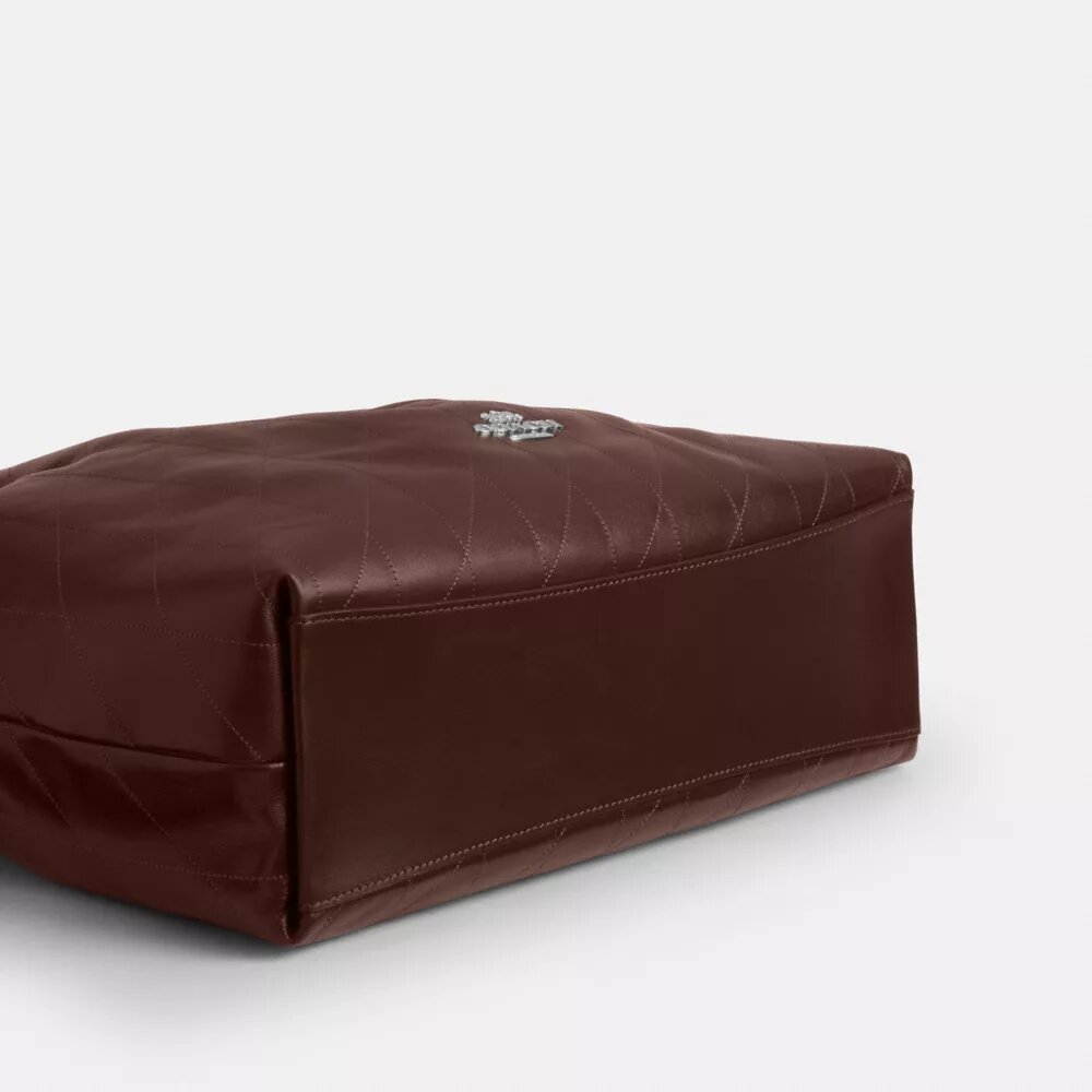 Borsa a spalla grande Evelyn con trapuntatura