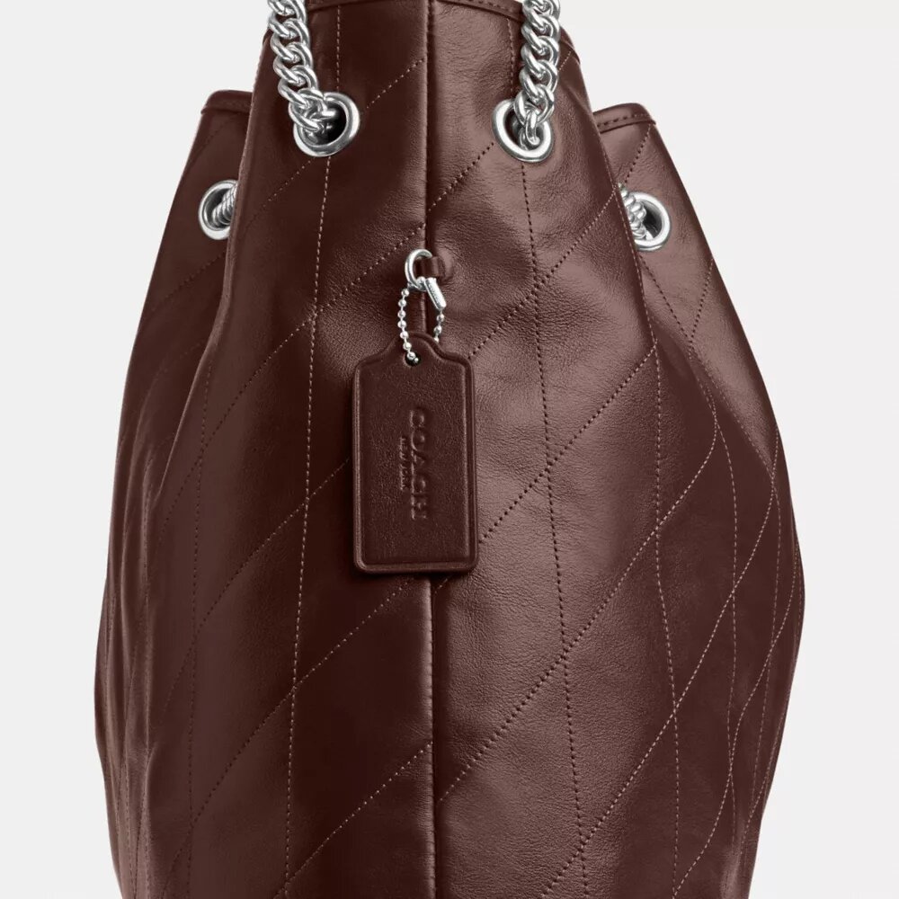 Borsa a spalla grande Evelyn con trapuntatura