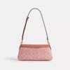 Borsa a spalla Jet in Signature Canvas