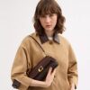 Borsa a spalla Jet in Signature Canvas