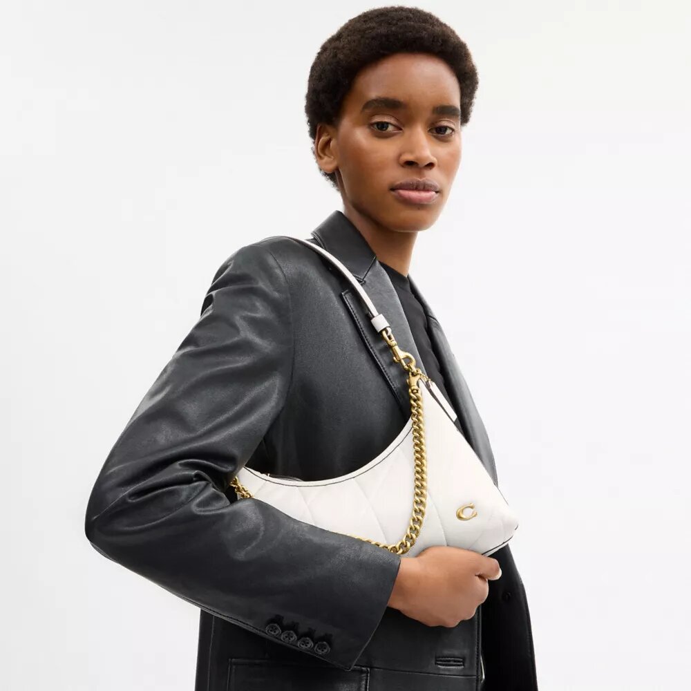 Borsa a spalla Juliet 25 con trapuntatura